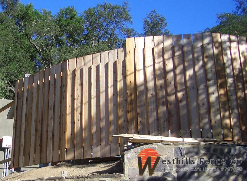 Custom wood fence (3)