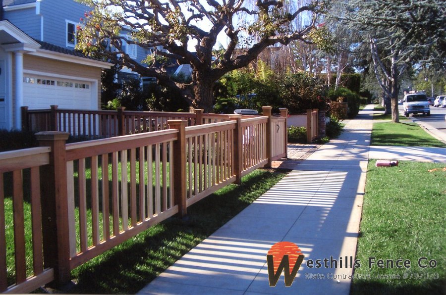 2x2 square picket fence