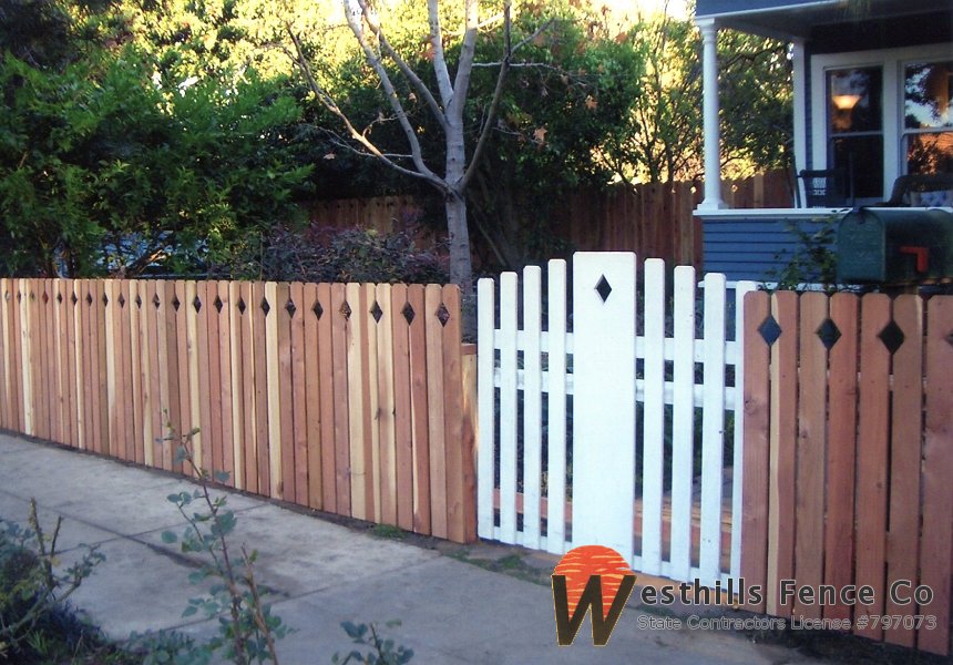 Custom picket fence