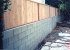 Tongue and groove cedar on the top of the wall.jpg
