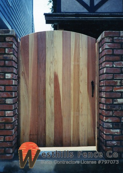 Tongue and groove walk gate