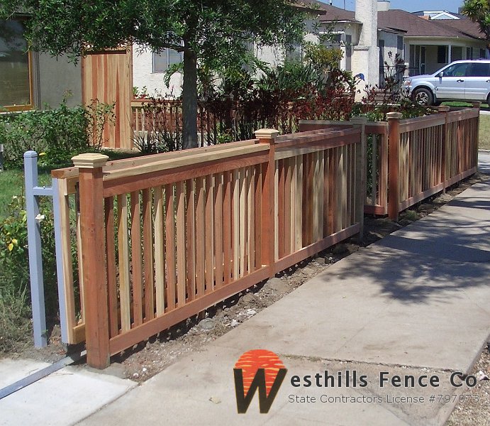 2x2 redwood picket fence (3)